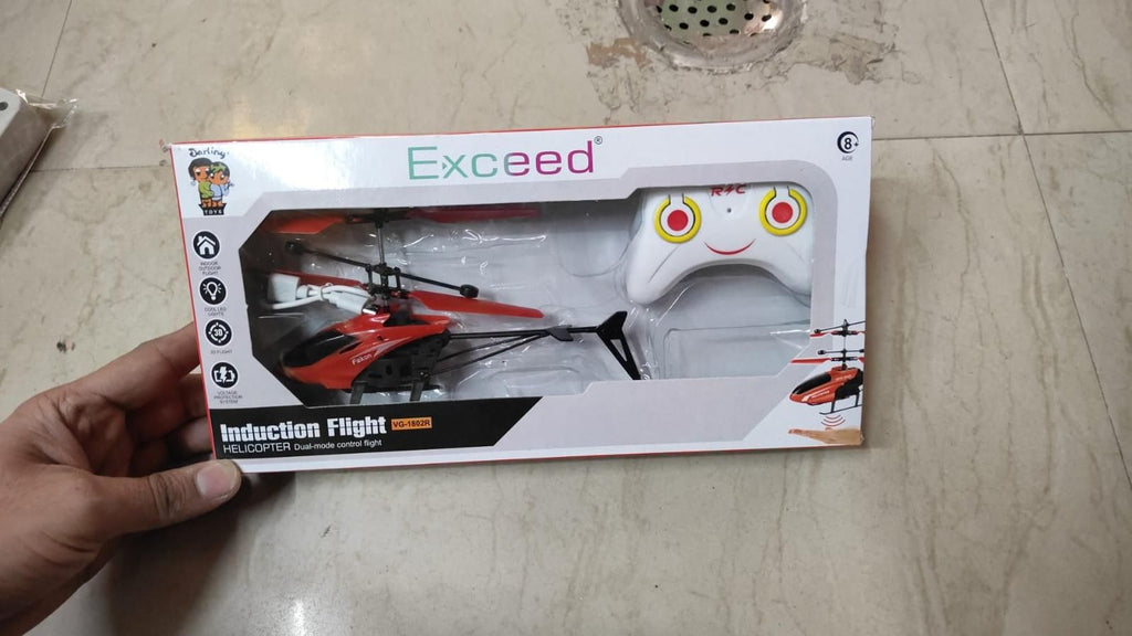 2 in1 Remote Helicopter Assorted Color (Pack of 1)