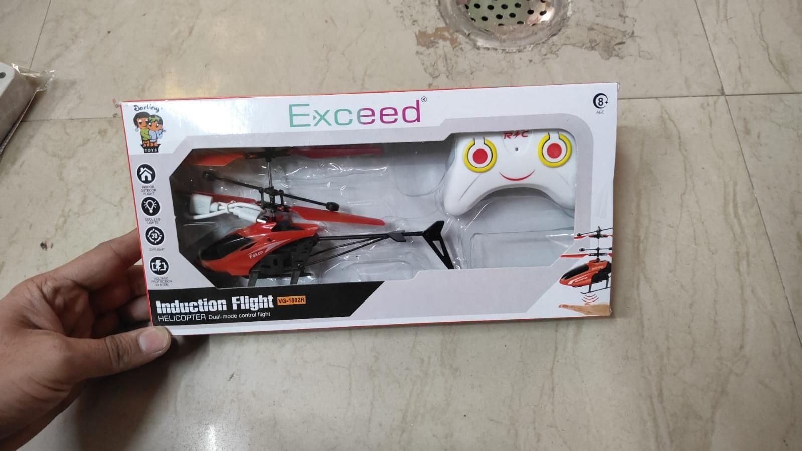 2 in1 Remote Helicopter Assorted Color (Pack of 1)